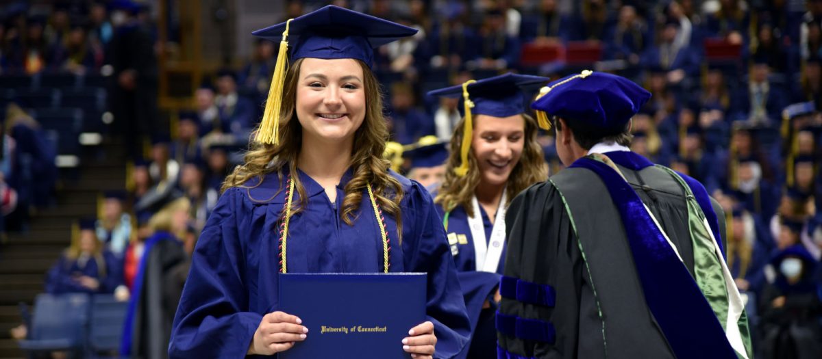 2022 College of Agriculture, Health and Natural Resources Commencement at Gampel Pavilion